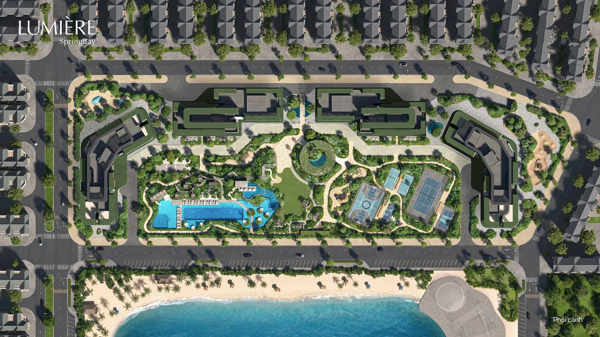 Swimming Pool Amenities Lumiere Spring Bay Project