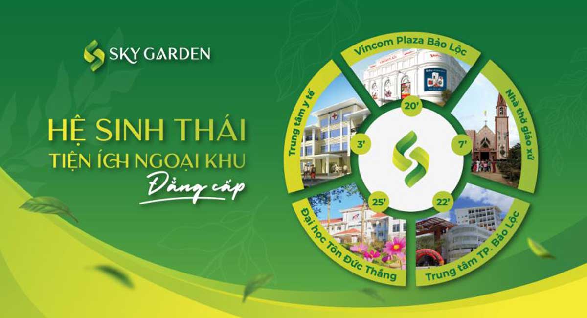 External facilities of Sky Garden Bao Loc Project External facilities of Sky Garden Bao Loc Project