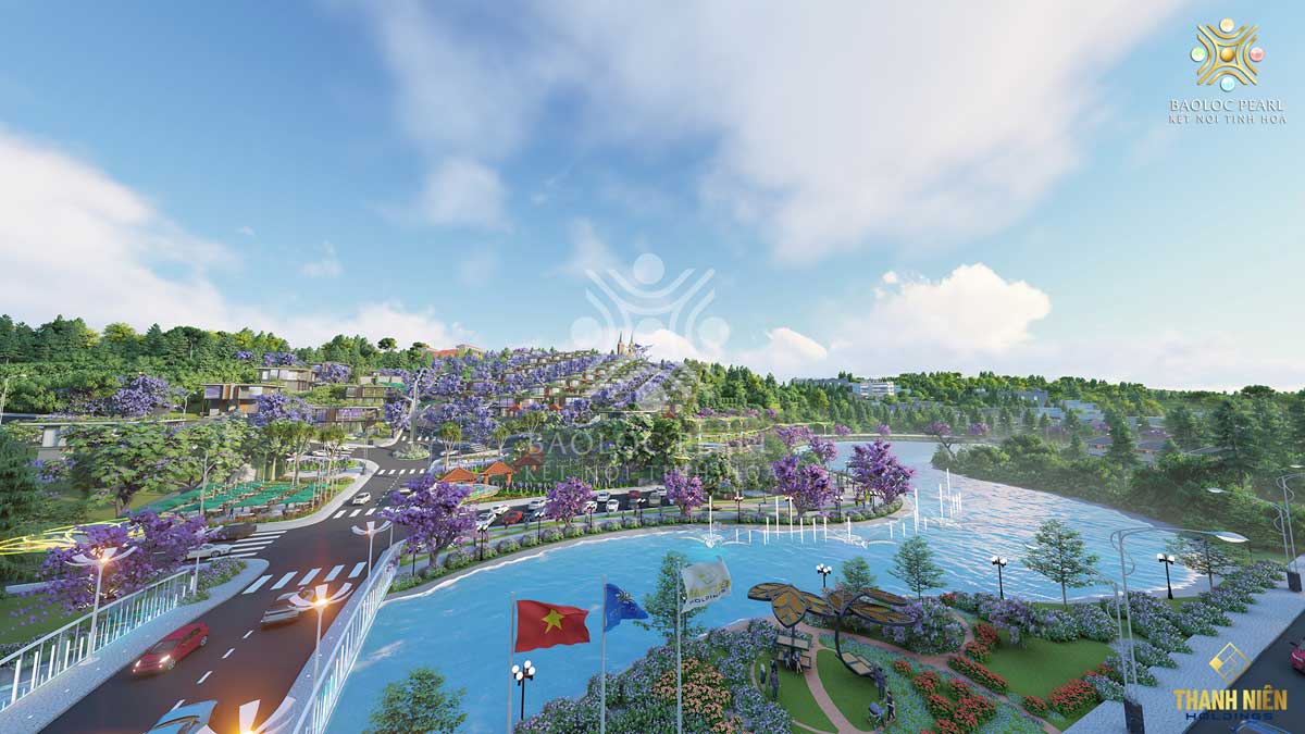 Landscape lake of Bao Loc Pearl Project Landscape lake of Bao Loc Pearl Project