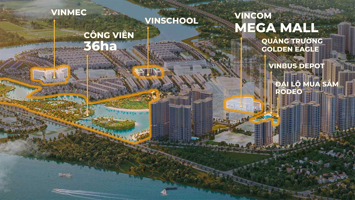 Utilities of The Sunset Apartment Complex Vinhomes Grand Park Project
