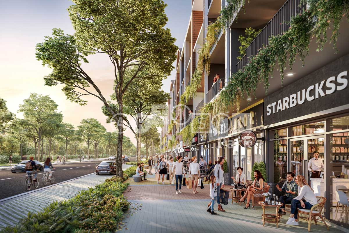 Internal facilities of Artisan Park Commercial Townhouse Project in Binh Duong Internal facilities of Artisan Park Commercial Townhouse Project in Binh Duong