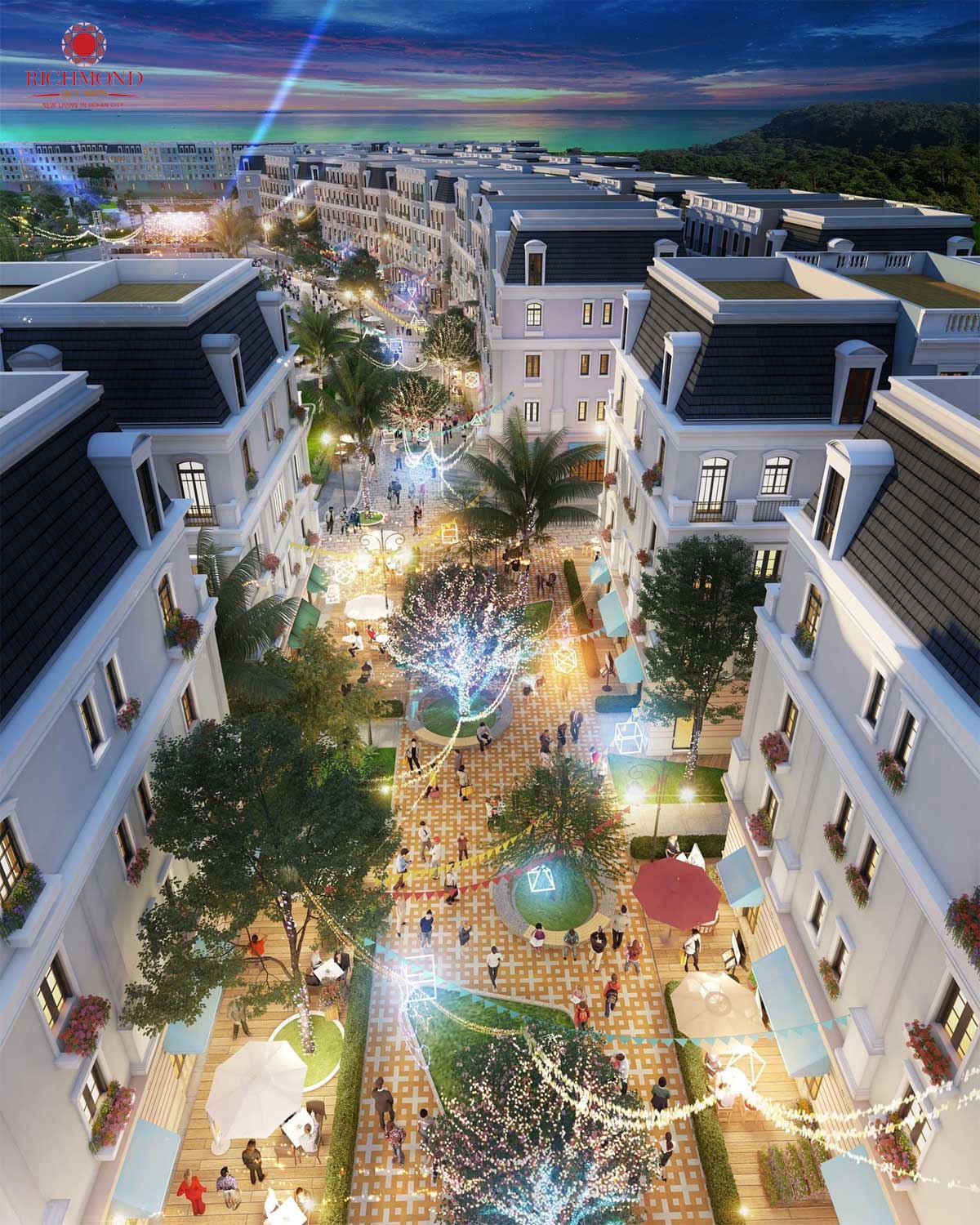 Internal amenities of Richmond Quy Nhon shophouse area - Richmond Quy Nhon
