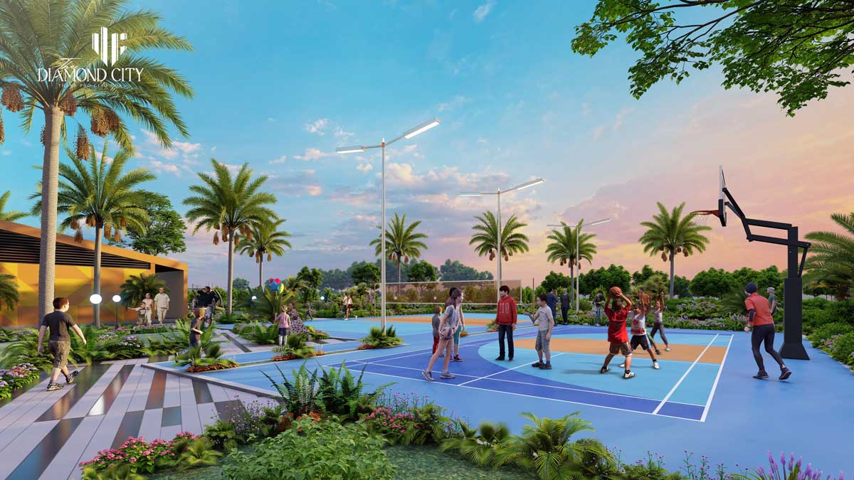 Quoc Linh Residential Area Sports facilities of The Diamond City Project - Quoc Linh Residential Area