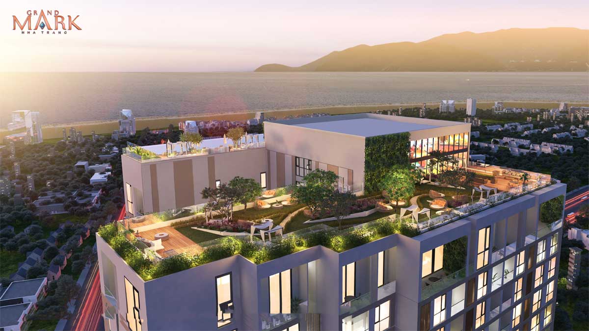 Rooftop amenities of Grand Mark Nha Trang Apartment Project Rooftop amenities of Grand Mark Nha Trang Apartment Project