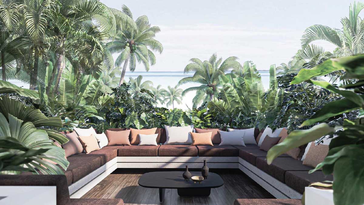 The Sea Class Villa Garden Ho Tram