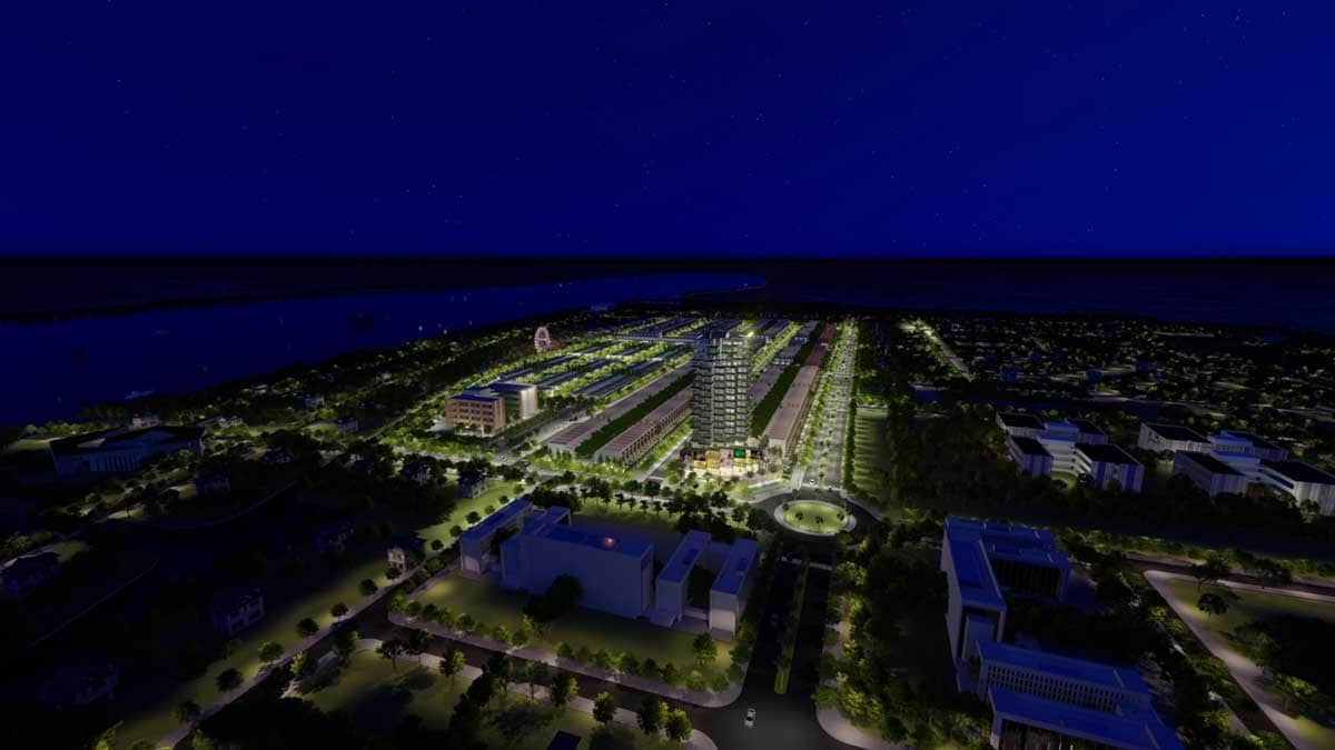 Overview of Con Khuong Diamond City Can Tho Project - Con Khuong Diamond City