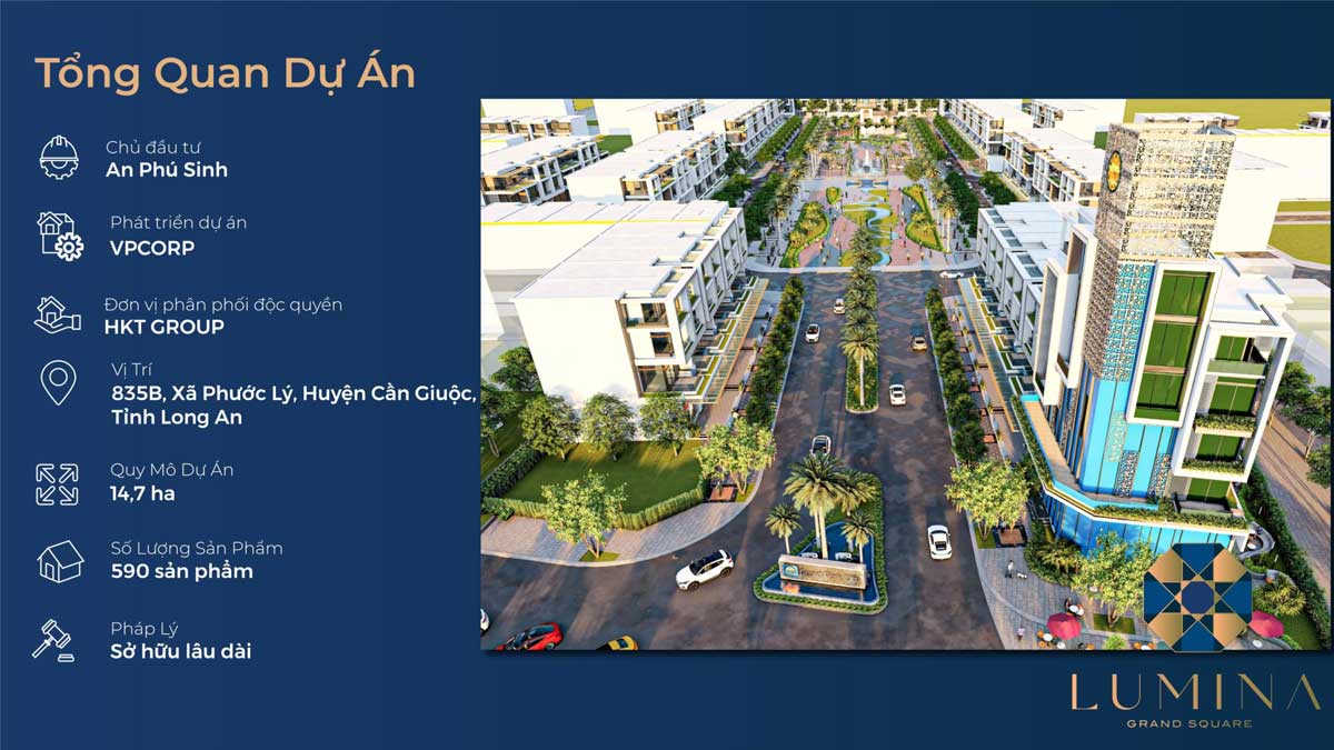 Overview of Lumina Grand Square Can Giuoc Long An Project Overview of Lumina Grand Square Can Giuoc Long An Project