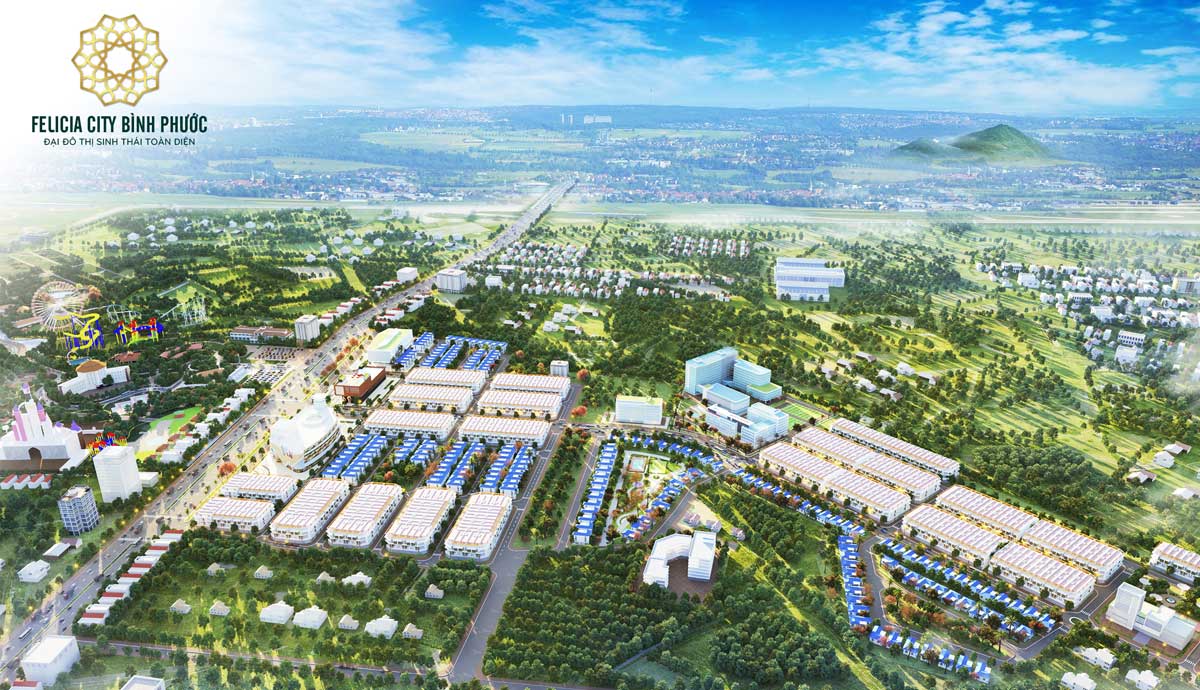 Overview of Felicia City Binh Phuoc Project