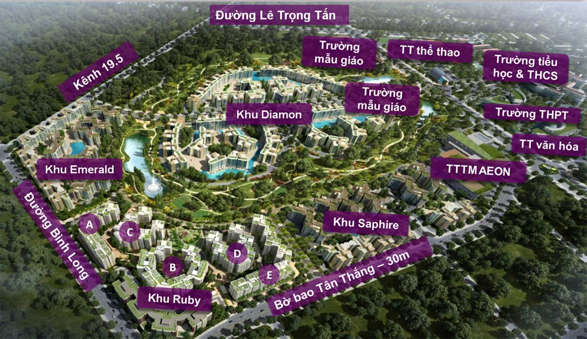 Celadon City Tan Phu Overview Celadon City Tan Phu Overview