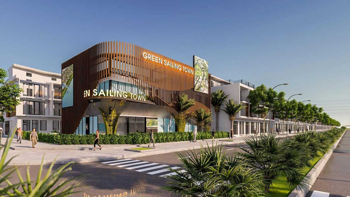 Green Sailing Town Long An Project Commercial Center