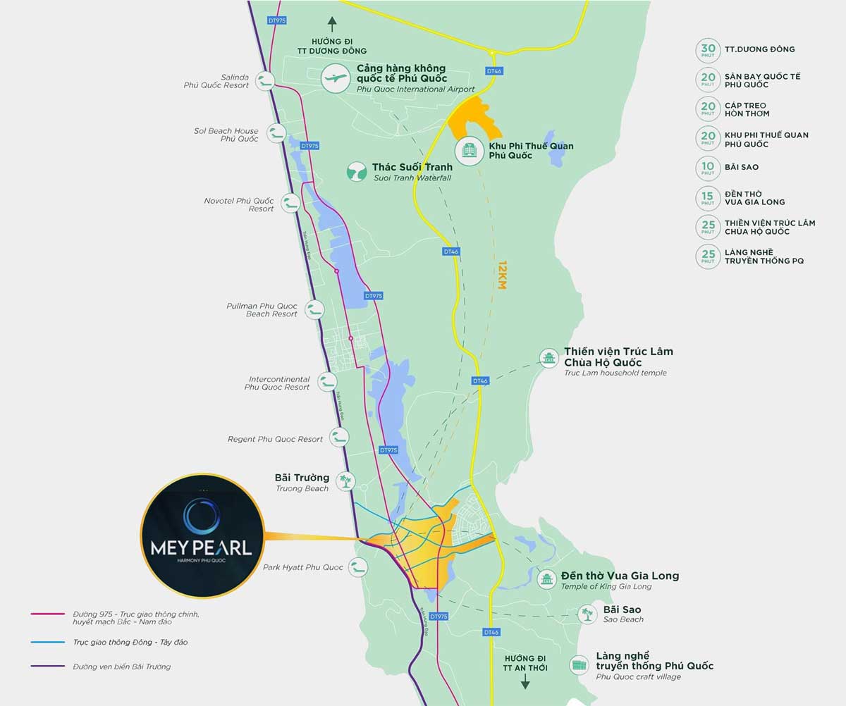Location of Meypearl Harmony Phu Quoc Apartment