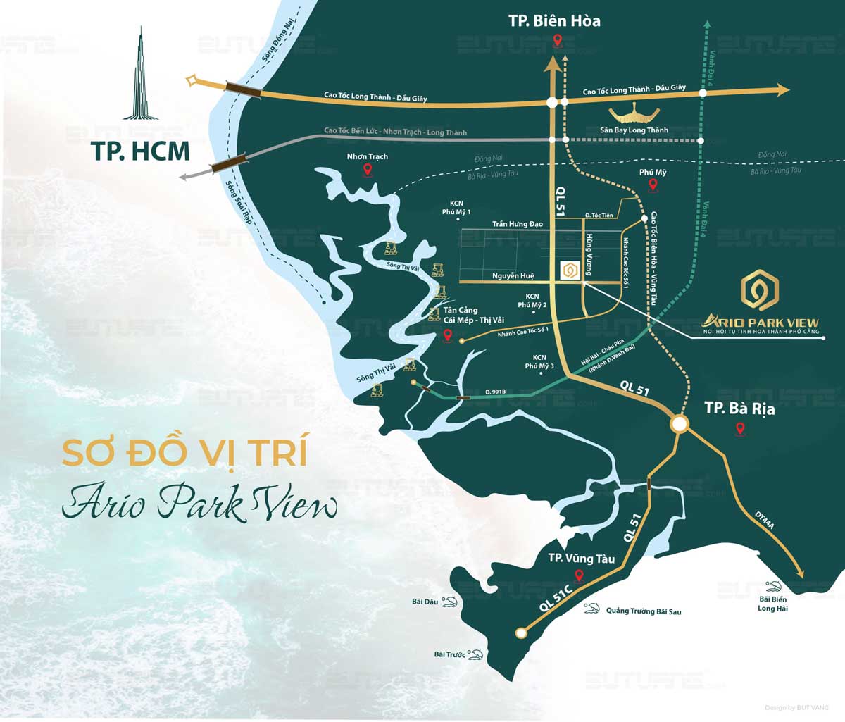 Location of Ario Park View Phu My Project Location of Ario Park View Phu My Project