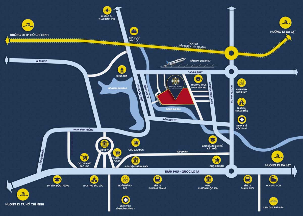 Location of Bao Loc Pearl Project Location of Bao Loc Pearl Project