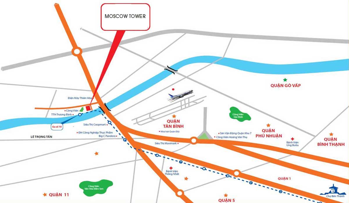 Location of Moscow Tower Apartment Project District 12 Location of Moscow Tower Apartment Project District 12