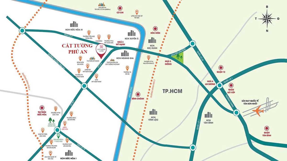 Location of Cat Tuong Phu An Project Location of Cat Tuong Phu An Project