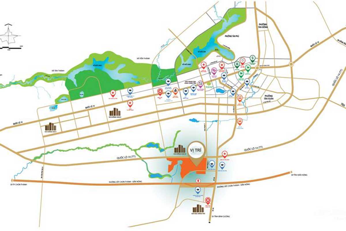 Location of Cat Tuong Phu Thanh Residential Area Project – Binh Phuoc Location of Cat Tuong Phu Thanh Residential Area Project – Binh Phuoc