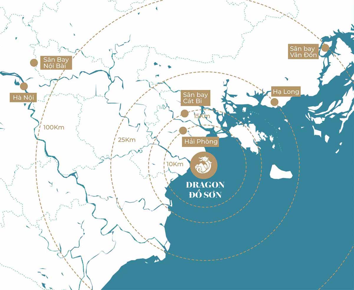 Location of Dragon Ocean Project Dragon Hill Do Son Hai Phong Location of Dragon Ocean Project Dragon Hill Do Son Hai Phong