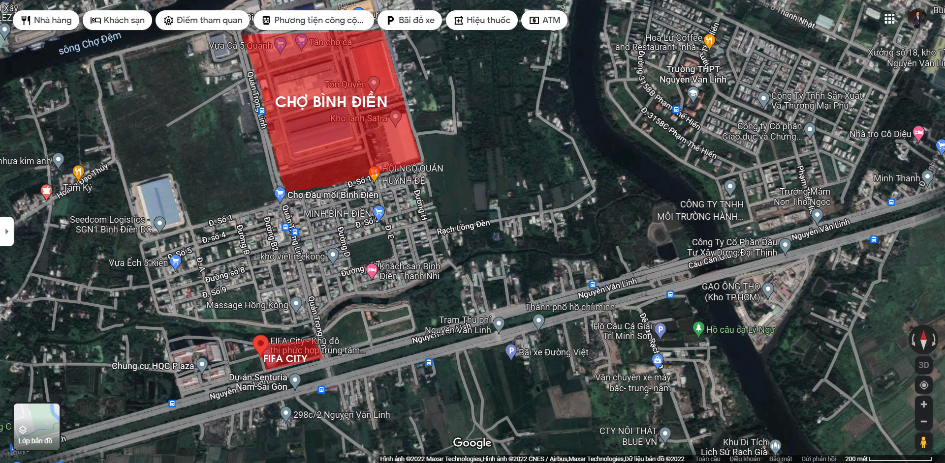 Location of FIFA City Project Nguyen Van Linh Binh Chanh Location of FIFA City Project Nguyen Van Linh Binh Chanh