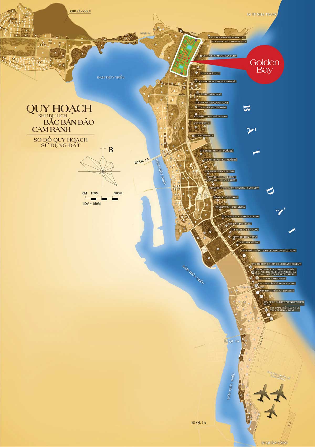 Location of Golden Bay Cam Ranh Project