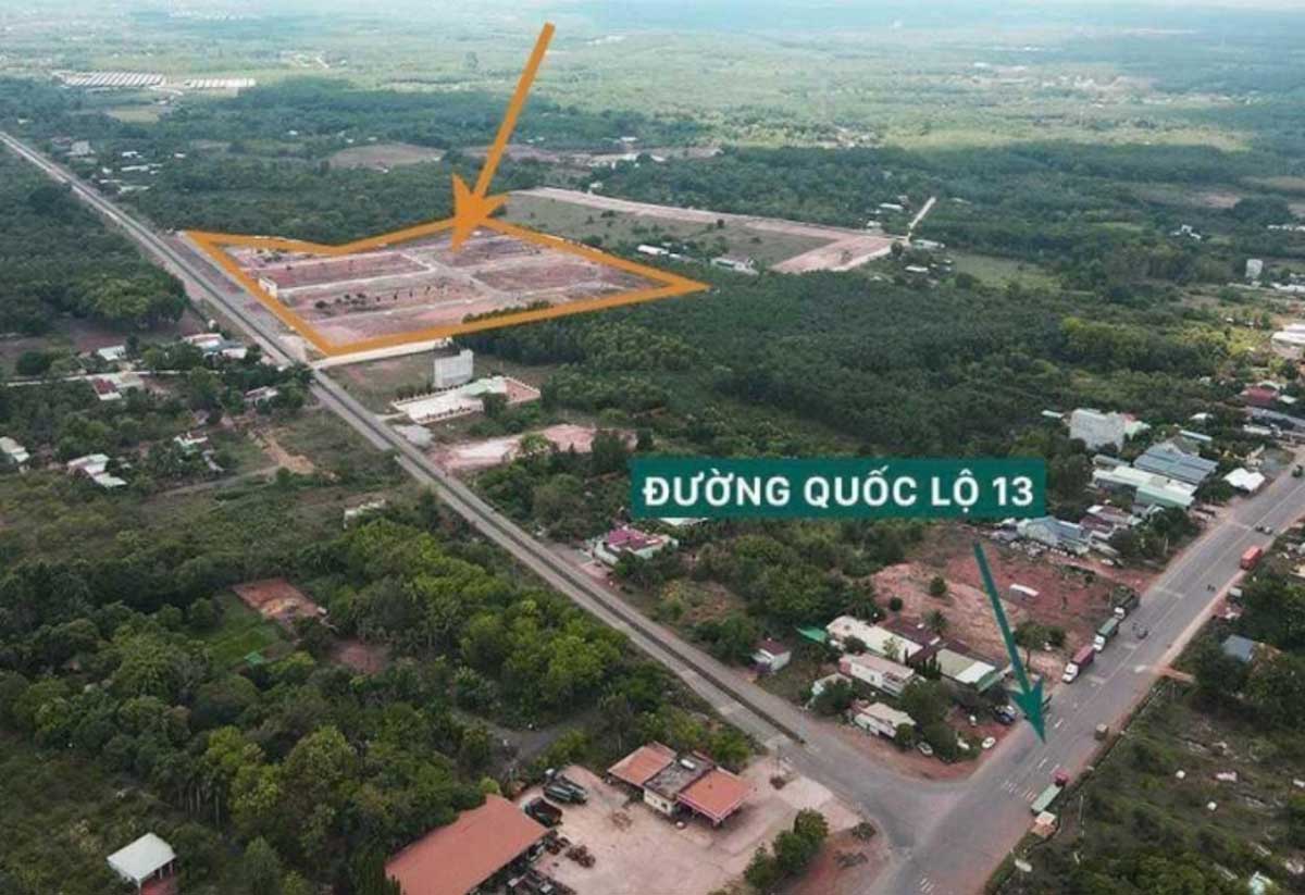 Location of Lake One City Binh Phuoc Project Location of Lake One City Binh Phuoc Project