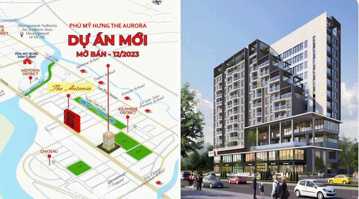 Location of Phu My Hung The Aurora Project Location of Phu My Hung The Aurora Project