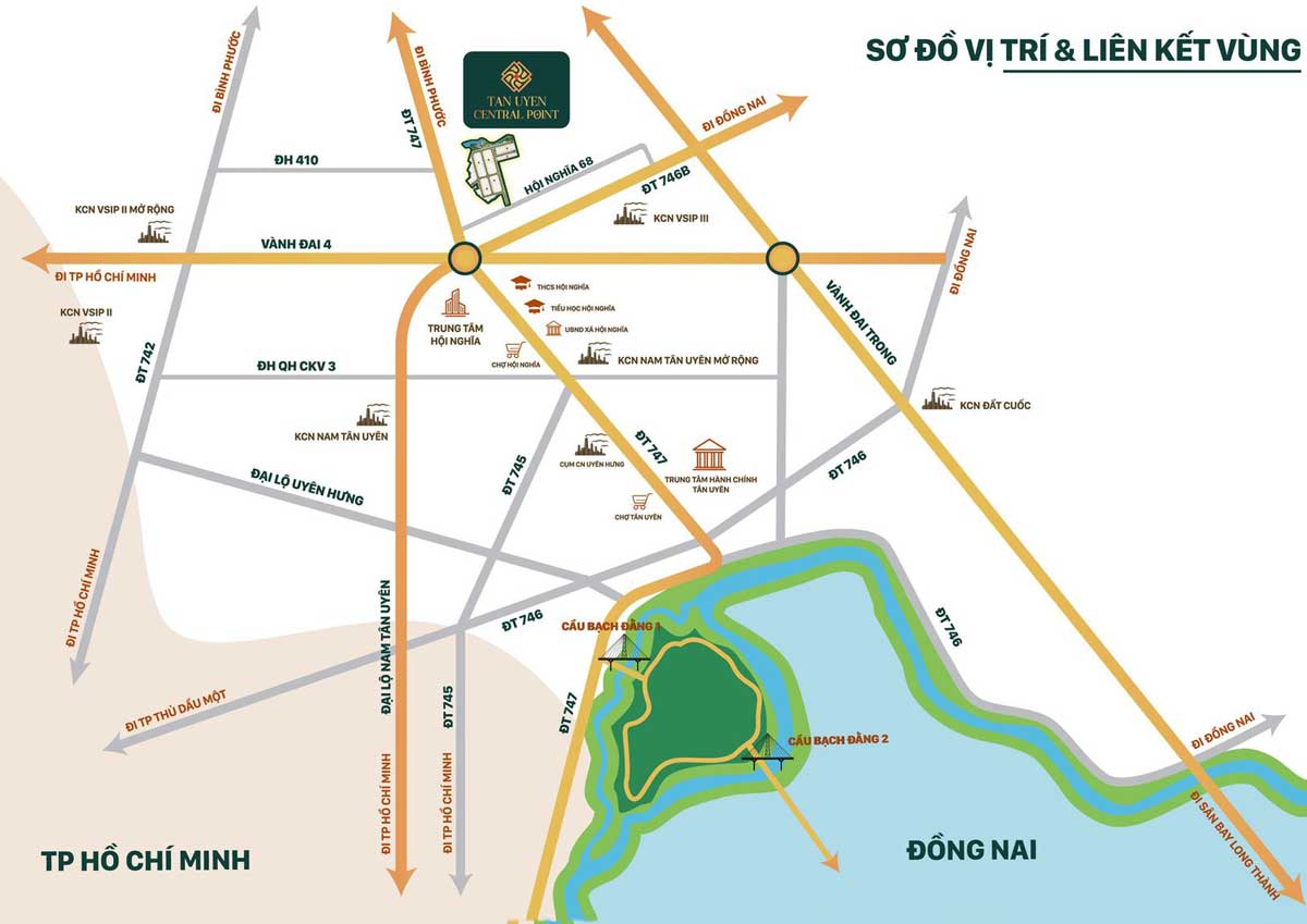 Location of Tan Uyen Central Point Binh Duong Project Location of Tan Uyen Central Point Binh Duong Project