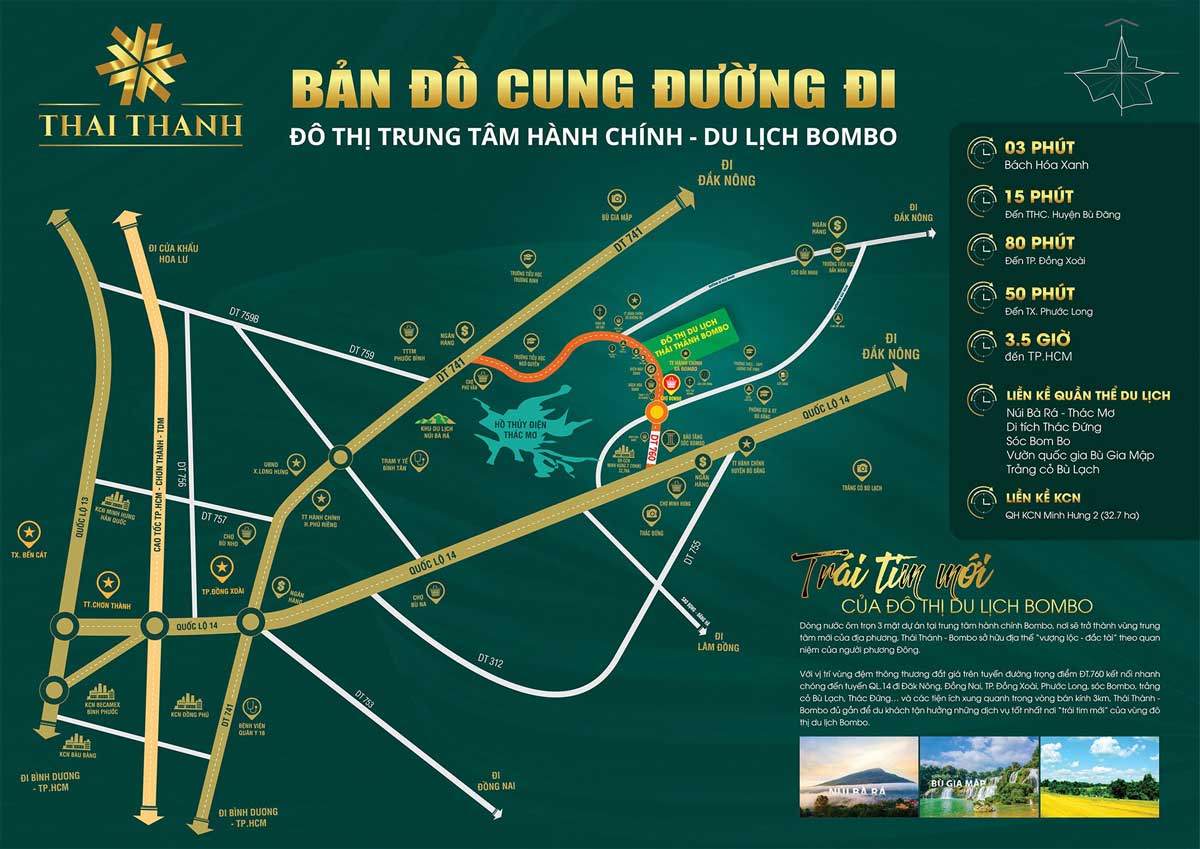 Location of Thai Thanh Bombo Bu Dang Binh Phuoc Project Location of Thai Thanh Bombo Bu Dang Binh Phuoc Project