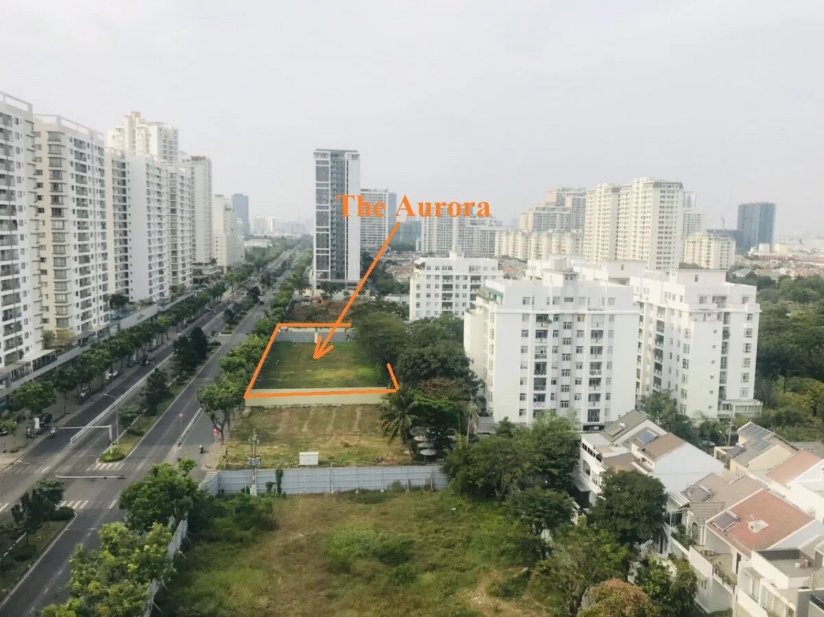 Location of The Aurora Apartment Project Phu My Hung Nguyen Luong Bang Street District 7 Location of The Aurora Apartment Project Phu My Hung Nguyen Luong Bang Street District 7