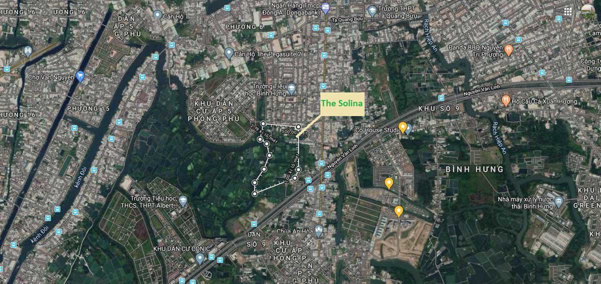 Location of The Solina Binh Chanh Project Location of The Solina Binh Chanh Project
