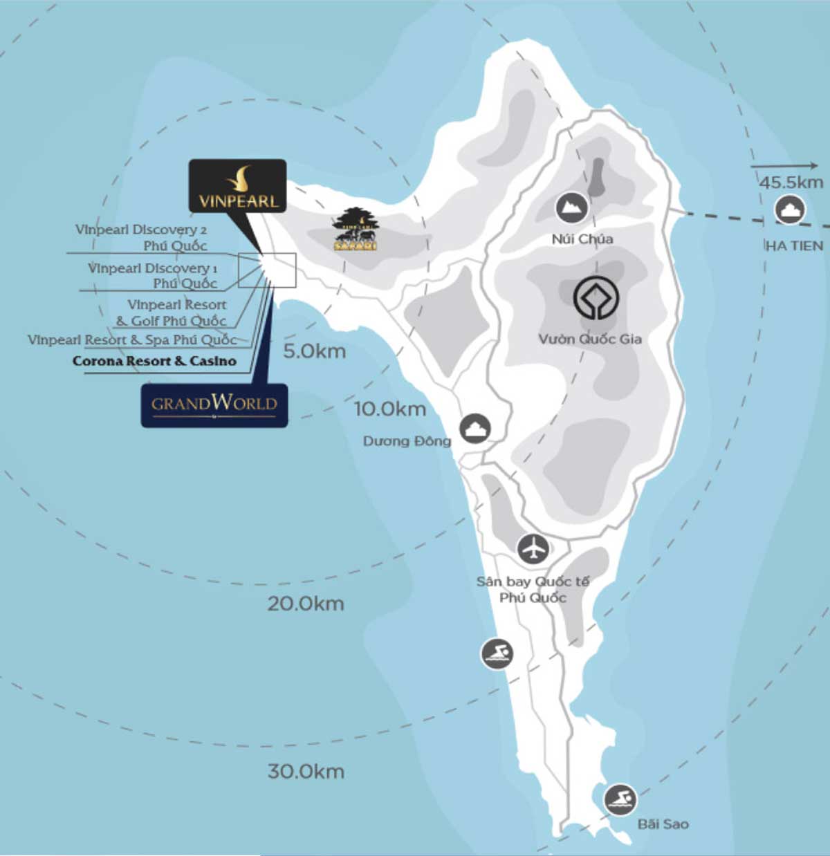 Location of The Suite Phu Quoc Project