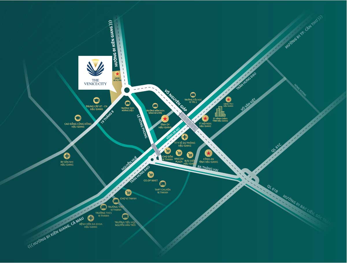 Location of The Venice City Urban Area Project Vi Thanh Hau Giang Location of The Venice City Urban Area Project Vi Thanh Hau Giang