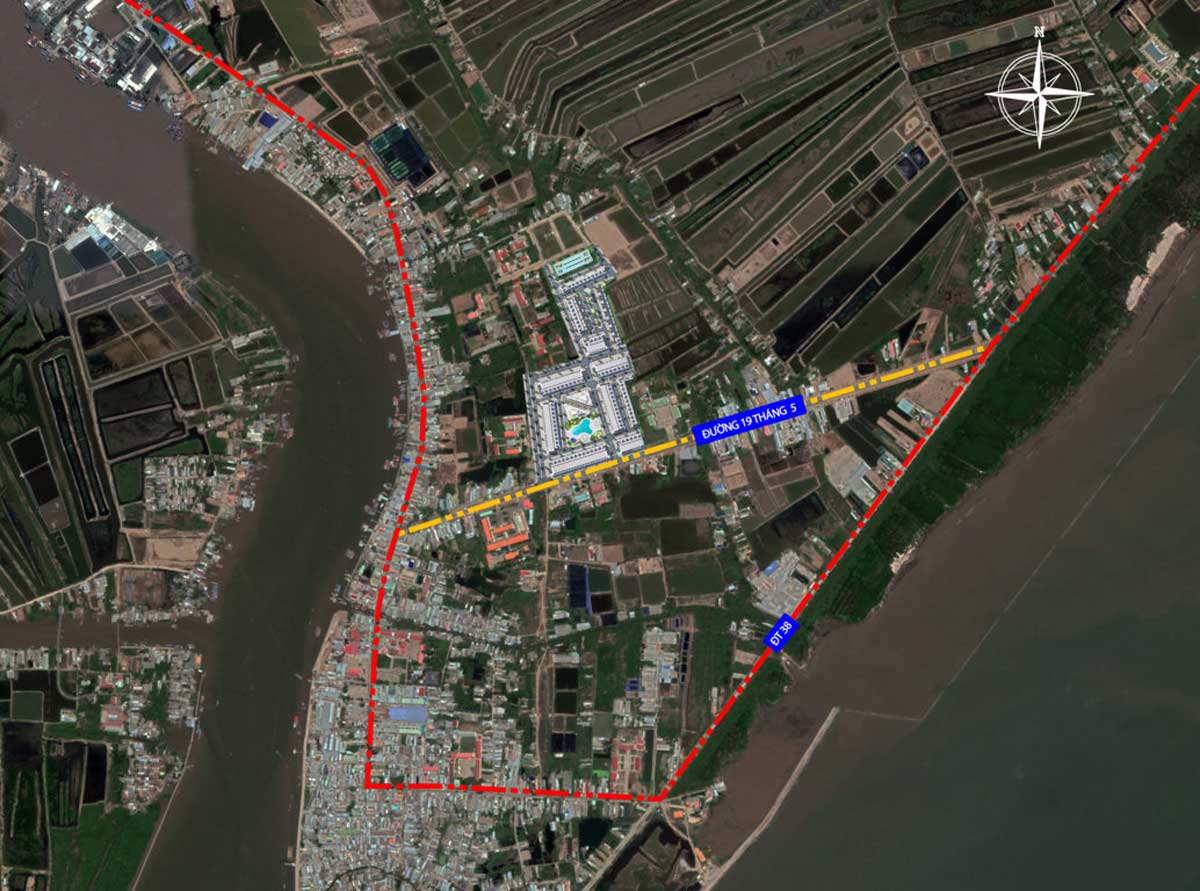 Location of TNR Stars Ganh Hao Bac Lieu Project Location of TNR Stars Ganh Hao Bac Lieu Project