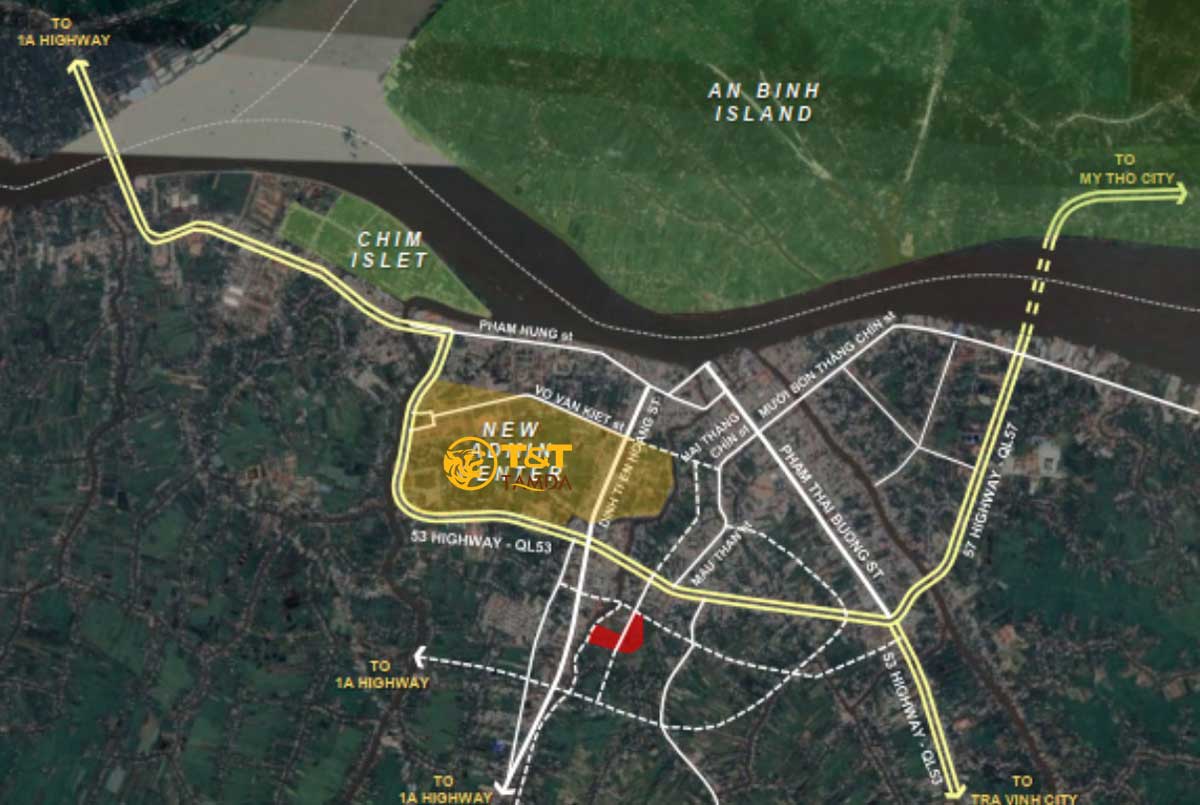 Location of T&T TamDa Vinh Long Project Location of T&T TamDa Vinh Long Project