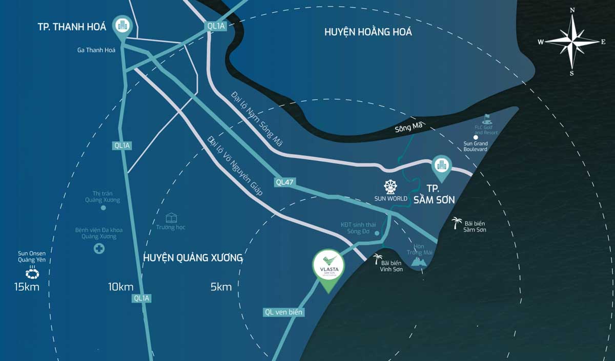Location of Vlasta Van Phu Sam Son Thanh Hoa Project Location of Vlasta Van Phu Sam Son Thanh Hoa Project