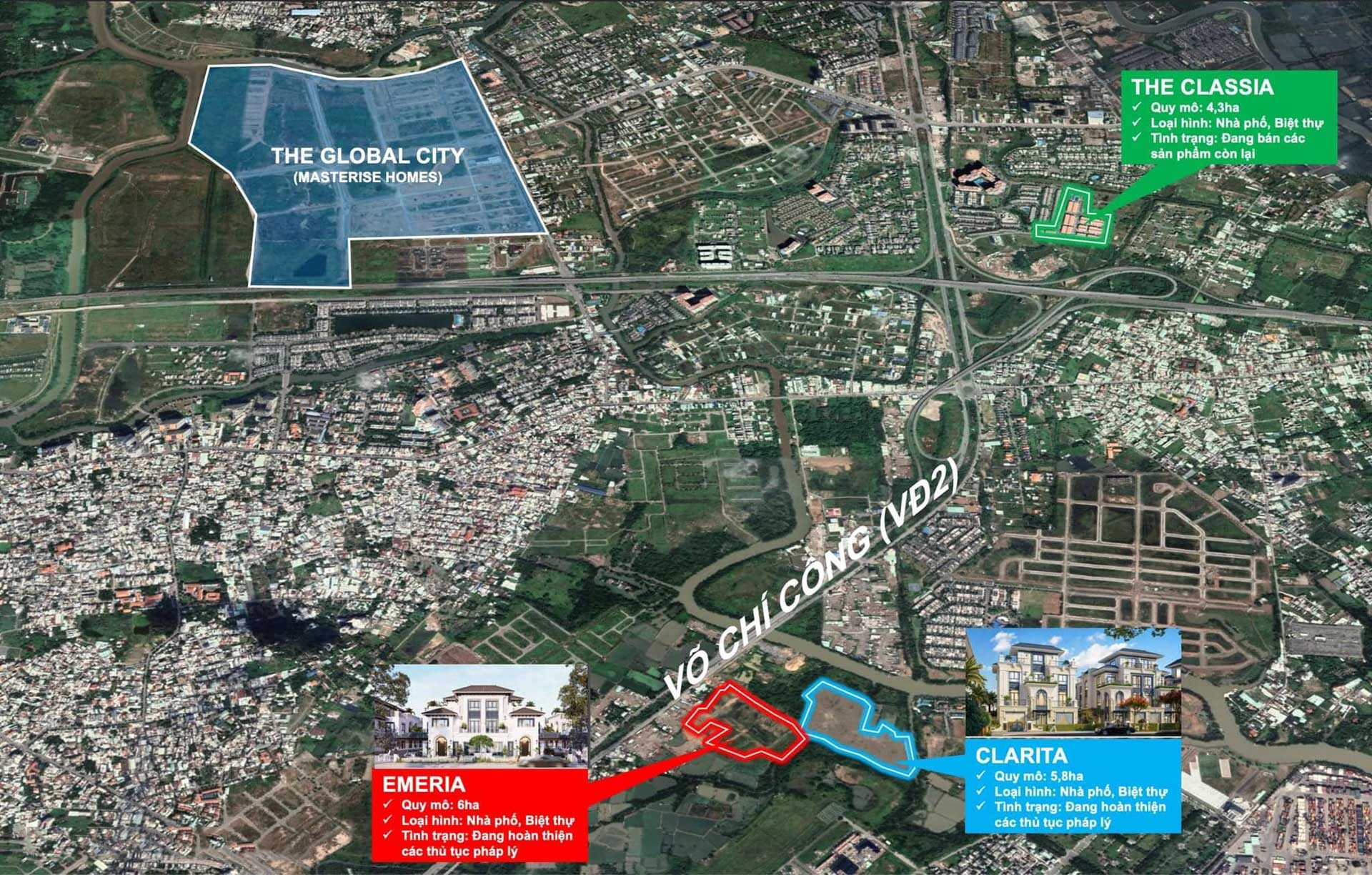 Actual location of Emeria Thu Duc Project
