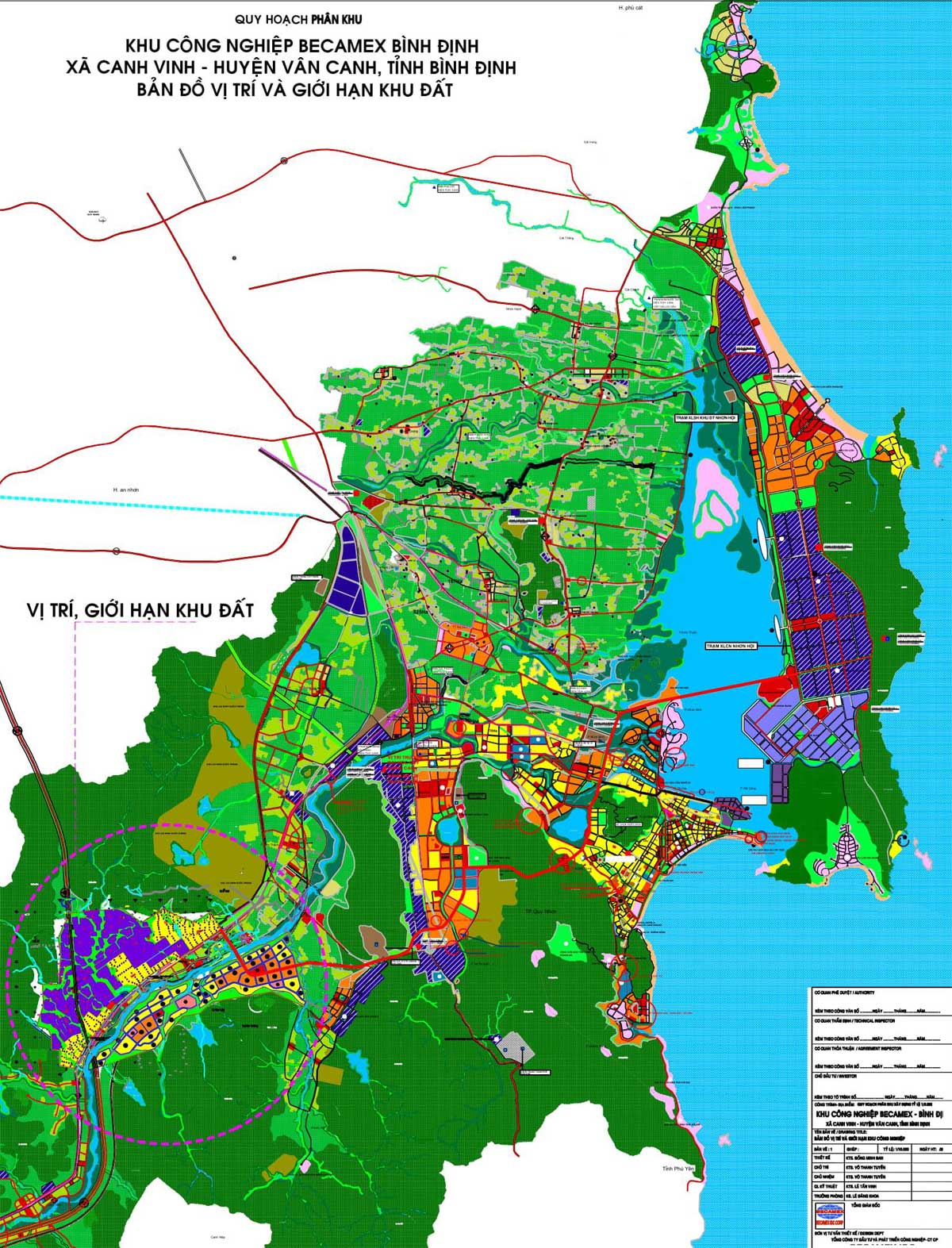 Location of Becamex Binh Dinh Industrial Park Location of Becamex Binh Dinh Industrial Park
