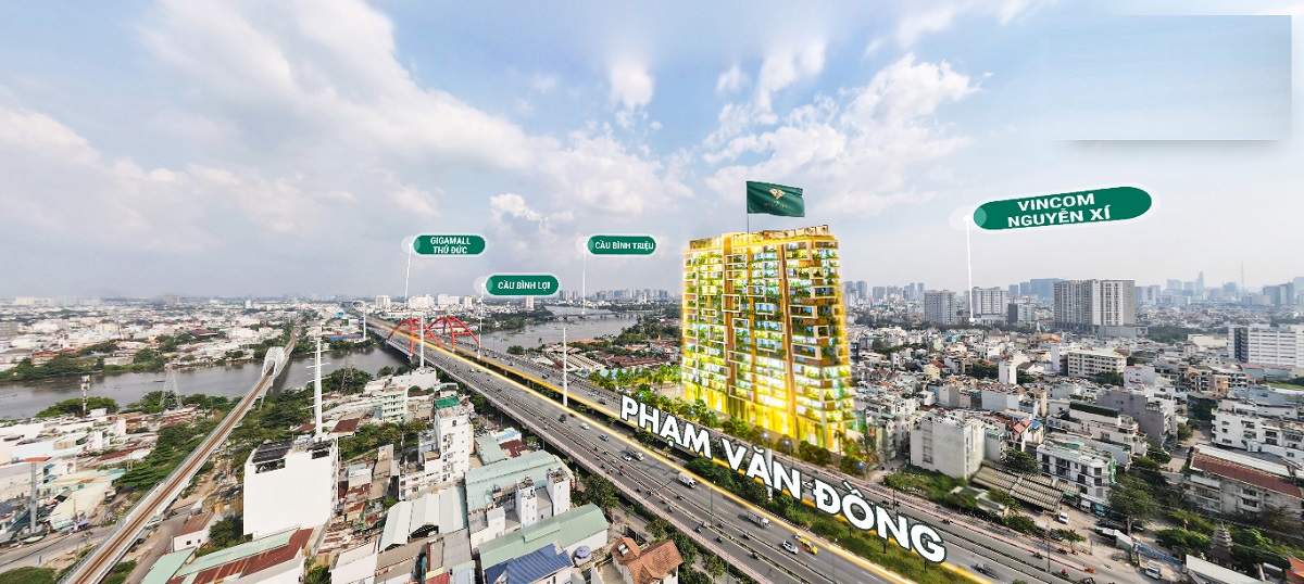 Central Home Saigon Project's regional connectivity location Central Home Saigon Project's regional connectivity location