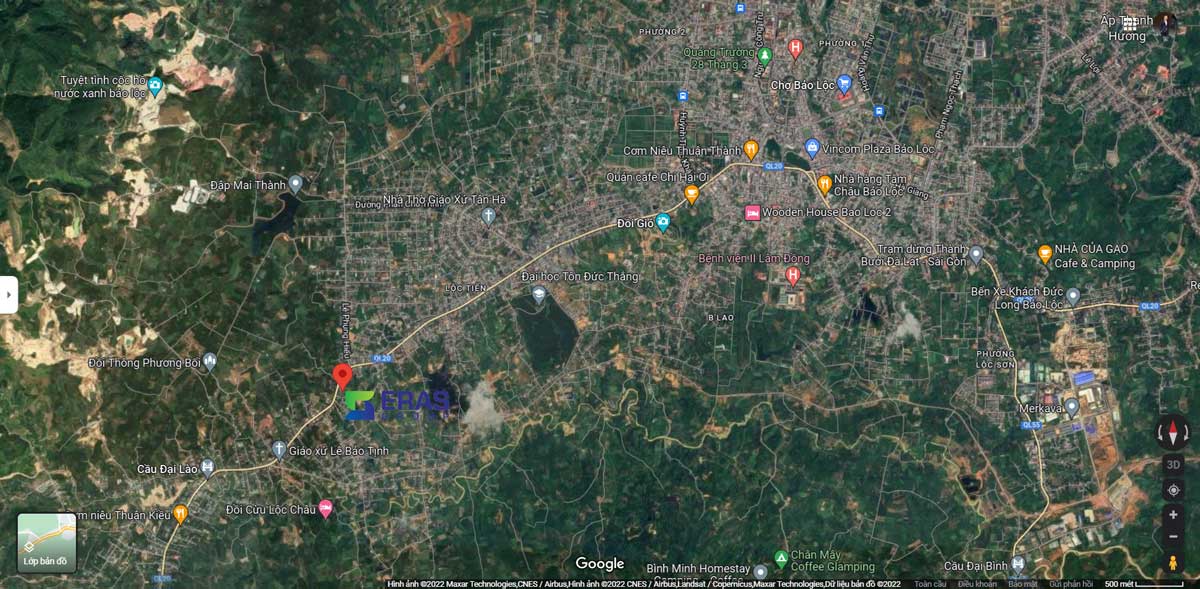 Location of Bao Loc Green Urban Residential Area Project on Google Maps Location of Bao Loc Green Urban Residential Area Project on Google Maps