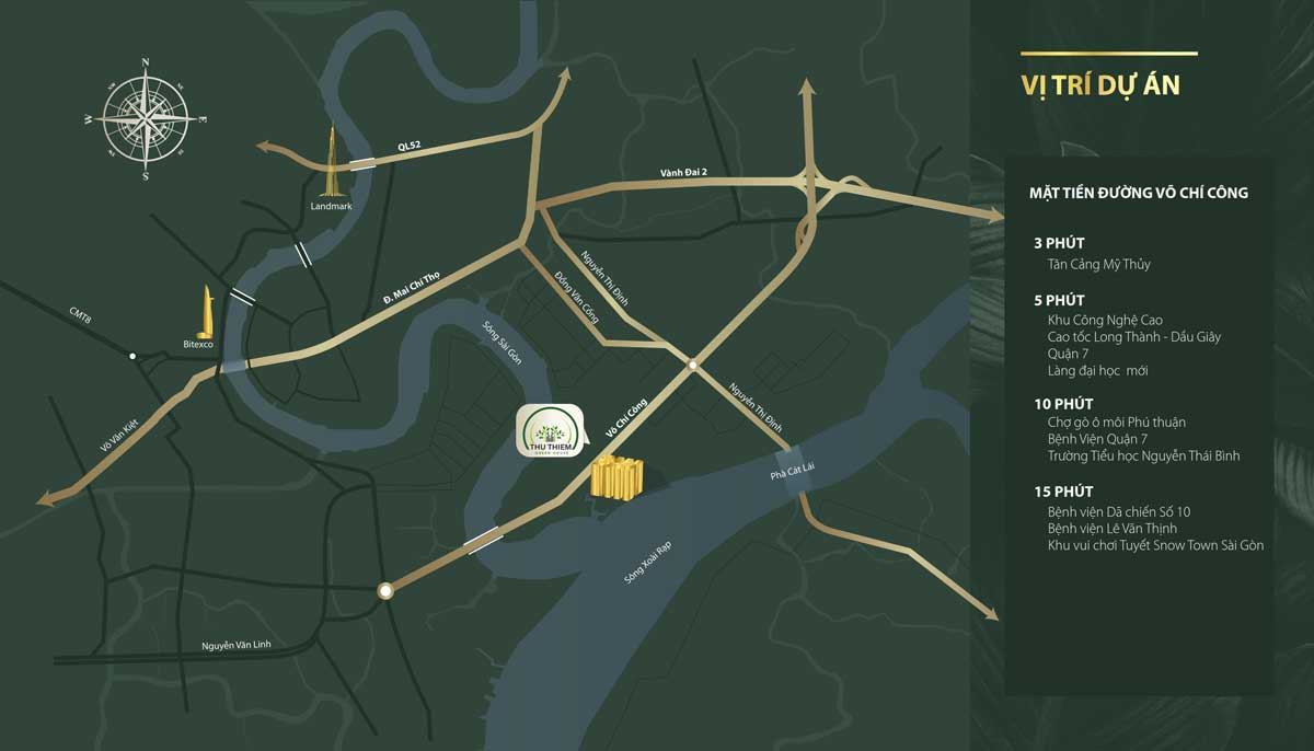 Location of Thu Thiem Green House Apartment Project Location of Thu Thiem Green House Apartment Project