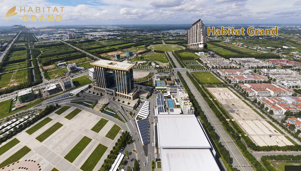 Location of Binh Duong New City Center of Habitat Grand Apartment Project Location of Binh Duong New City Center of Habitat Grand Apartment Project