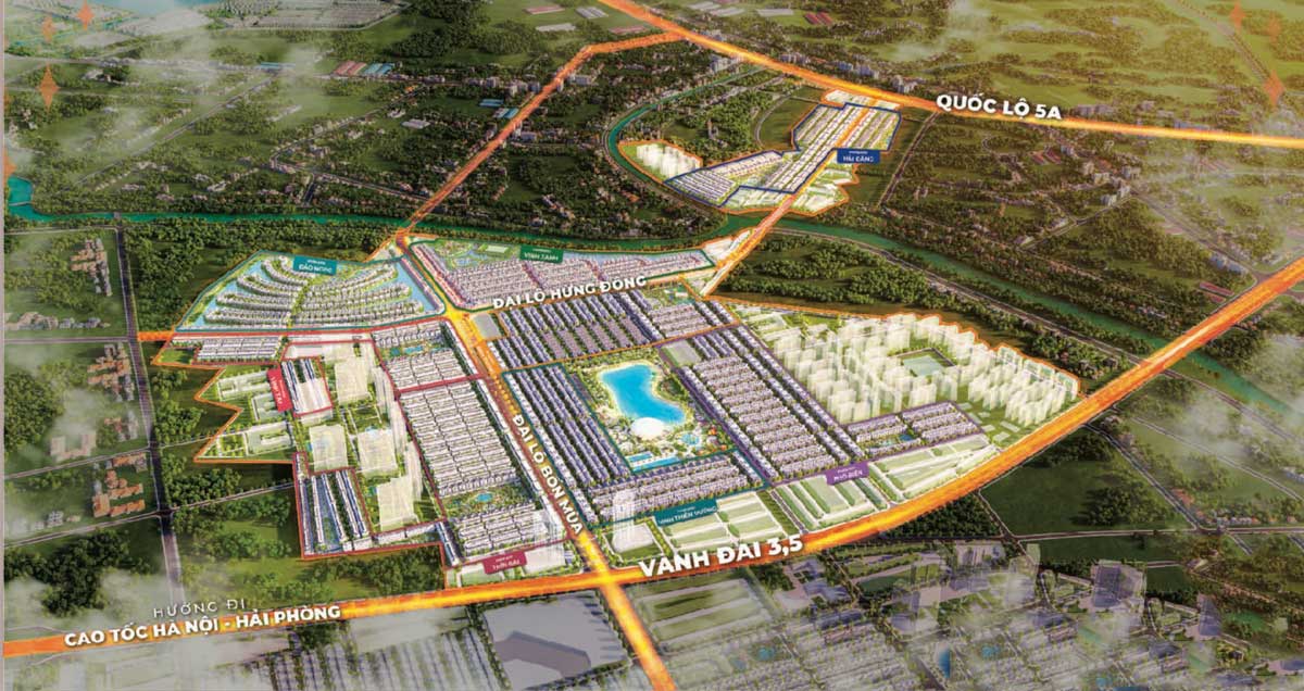 Project Location Vinhomes Ocean Park 3 Urban Area The Crown Hung Yen Project Location Vinhomes Ocean Park 3 Urban Area The Crown Hung Yen