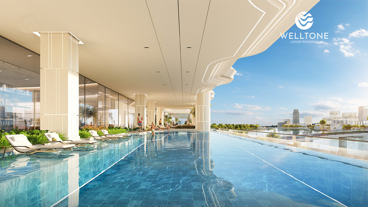 Welltone Nha Trang welltone nha trang Swimming pool view HH2 - Welltone Nha Trang
